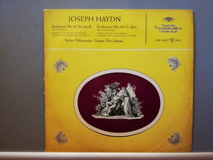 Haydn &ndash; Symphony no 45 &amp; 94 (1965/Deutsche Grammophon/RFG) - Vinil/Vinyl/NM+
