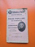 Poezii populare ale rom&acirc;nilor. Partea I: Legende-Balade. C&acirc;ntece bătr&acirc;nești - Vasile Alecsandri