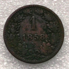 G5. AUSTRIA 1 KREUZER 1858 E **