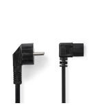 Cablu de alimentare PC 10m cotit Schuko tata cotit - IEC-320-C13, Nedis