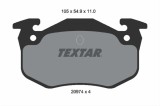Set placute frana TEXTAR 2097401