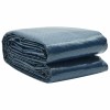 VidaXL Folie solară piscină, plutitoare, negru/albastru 549x274 cm PE