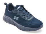 Pantofi sport SKECHERS bleumarin, BOBS B FLEX, din material textil