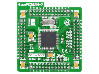 Placă Prototip PIC18F8520 EasyPIC PRO V7 MCUCARD foto