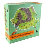 Puzzle Educativ Descopera Relieful Romaniei, Majook