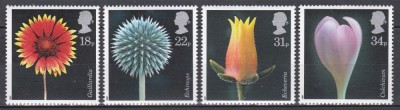 Marea Britanie 1987 - Flori, MNH foto