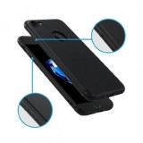 Husa Silicon Ultra Slim Neagra pentru iPhone 7/8, Protectie Camera, MyStyle