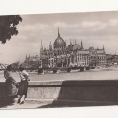FA14-Carte Postala- UNGARIA - Budapesta, Parlamentul, circulata 1956