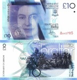 GIBRALTAR █ bancnota █ 10 Pounds █ 2016 █ P-36b █UNC █ necirculata