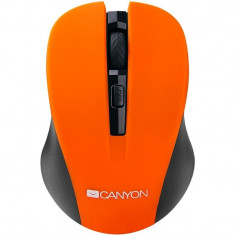 Mouse wireless optical 800/1000/1200 dpi, 4 btn, USB, power saving button, Orange