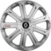 Set 4 Capace Roti Auto R16 Gri Evo, Compatibile Renault - Autohelix MSA, Fixare Sigura, Plastic Durabil, Design Atractiv