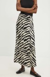 Answear Lab fustă culoarea negru, maxi, evazati