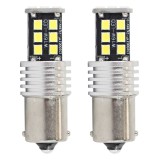 Bec auto LED Canbus BA15D P21W, 12-24V, 4.2W , 15 SMD, AMIO, set 2 buc.