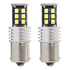 Bec auto LED Canbus BA15D P21W, 12-24V, 4.2W , 15 SMD, AMIO, set 2 buc.