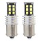 Bec auto LED Canbus BA15D P21W, 12-24V, 4.2W , 15 SMD, AMIO, set 2 buc.