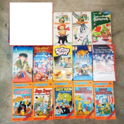Caseta VHS diverse casete video film desene animate povesti Craciun Looney Tunes clasice anii &amp;#039;40 foto