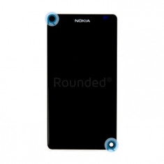 Modul display Nokia N9, ansamblu display incl. cadru metalic piesa de schimb neagra 040-092060