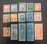 USA lot -fiscale -1- stampilate