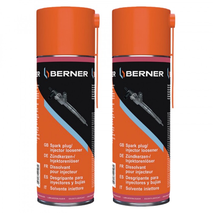 Pachet 2 x spray degripant Berner pentru bujii si injectoare 500 ml
