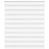 Gossi jaluzea tip zebra alb latime tesatura 120,9 cm poliester