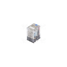 Releu electromagnetic, 24V DC, 5A, 4PDT, serie MY4, OMRON - MY4IN1D2 24DC