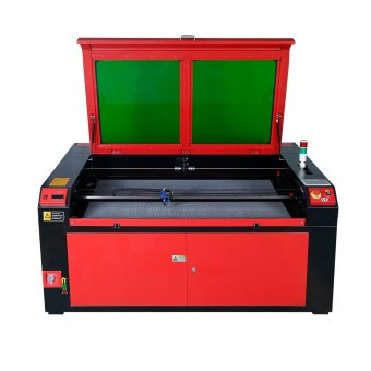 Masina de gravat si taiat cu laser Vevor 130 W, Zona lucru 900 x 1400 mm, max 20 mm foto