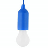 BULB SHAPE PULL LIGHT E-6621 1W BLUE, Elmark