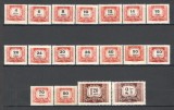Ungaria.1958/65 Porto-Cifra in ornament XU.357