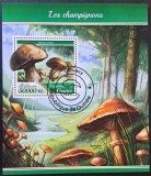 Ciuperci - Guineea 2017 - Coliță Poștală Suillellus luridus Les champignons (Ștampilată / CTO) CP1_II