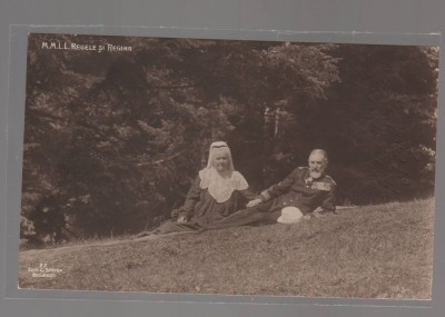 CPIB 20914 CARTE POSTALA - REGELE SI REGINA - ELISABETA SI CAROL I. NECIRCULATA foto