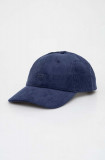 Levi&#039;s șapcă de baseball din catifea culoarea albastru marin, neted