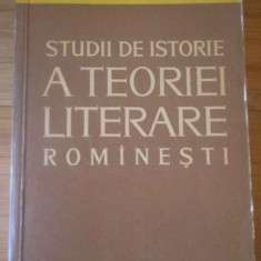 Studii De Istorie A Teoriei Literare Rominesti - Al. Dima ,309441