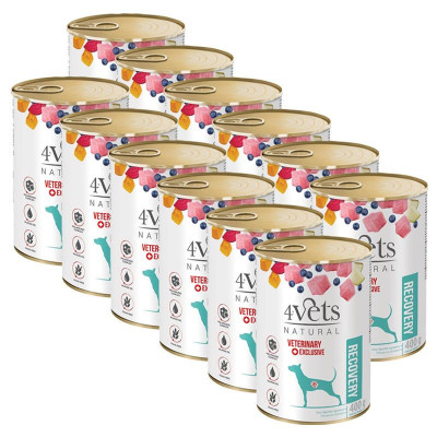 4Vets Natural Veterinary Exclusive RECOVERY 12 x 400 g foto
