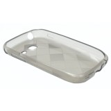Husa silicon fumurie (cu romburi) pentru Samsung Galaxy Y Duos S6102