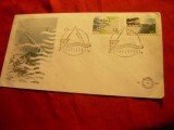 Plic FDC - Protejarea Deltei Rinului 1986 Olanda , 2 valori