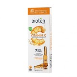 Cumpara ieftin Fiole BIOTEN cu vitamina C, iluminatoare și anti-&icirc;mbătr&acirc;nire, 7 x 1,3 ml