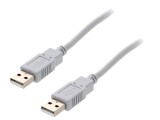 Cablu USB 2.0 A-A 1m gri Fire: Cu