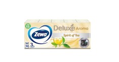Pachet 3 X Batiste nazale Zewa Deluxe Spirit of Tea, 3 straturi, 10buc/set