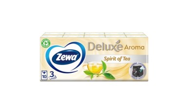 Pachet 3 X Batiste nazale Zewa Deluxe Spirit of Tea, 3 straturi, 10buc/set foto