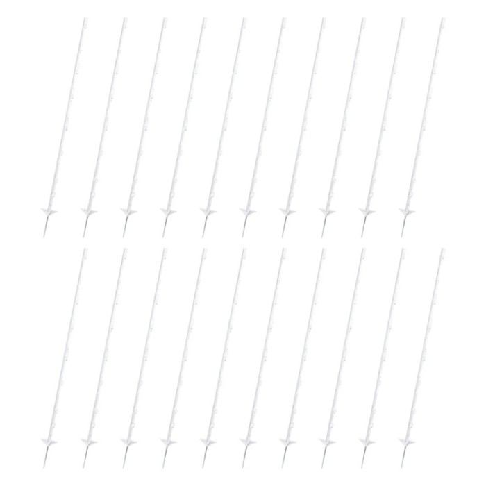 St&acirc;lp plastic, 156&nbsp;cm, 20&nbsp;buc.
