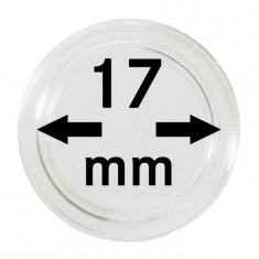 Capsule pentru monede - 10 buc. in cutie - 17 mm dimensiune intrare