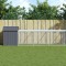 vidaXL Coteț de pui cu incintă antracit 117x1017x123cm oțel galvanizat 3189072