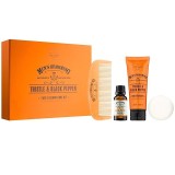 Set cosmetice - Thistle &amp; Black Pepper, Men Grooming Face &amp; Beard Care Kit | The Scottish Fine Soaps Company