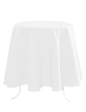 Fata De Masa Nelson 180cm Diametru, Culoare Alb, 100% Poliester