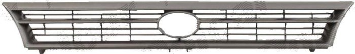 Grila radiator Toyota Corolla (Sedan/Hatchback/Combi), 06.1991-08.2008 (Ae102, Ee101), 531011A020, 811005-0 gri, fata