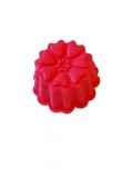 Forma silicon pentru briose, 1 cavitate, Rosu, 9 cm, 330COF