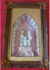 ICOANA VECHE SFANTA FAMILIE, ISUS, MARIA, IOSIF. DIORAMA