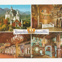SG9 -Carte Postala -Germania- Konigschloss Neuschwanstein, circulata 1981