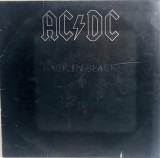 AC/DC &ndash; Back In Black _ NM / VG+ _ vinil, LP, disc hard rock _ Atlantic, Germania, 1980 _ embossed