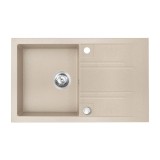 CHIUVETA GRANIT FERRO DRGM48 78SA CU O CUVA SI PICURATOR 78X48CM NISIP MEZZO BEJ